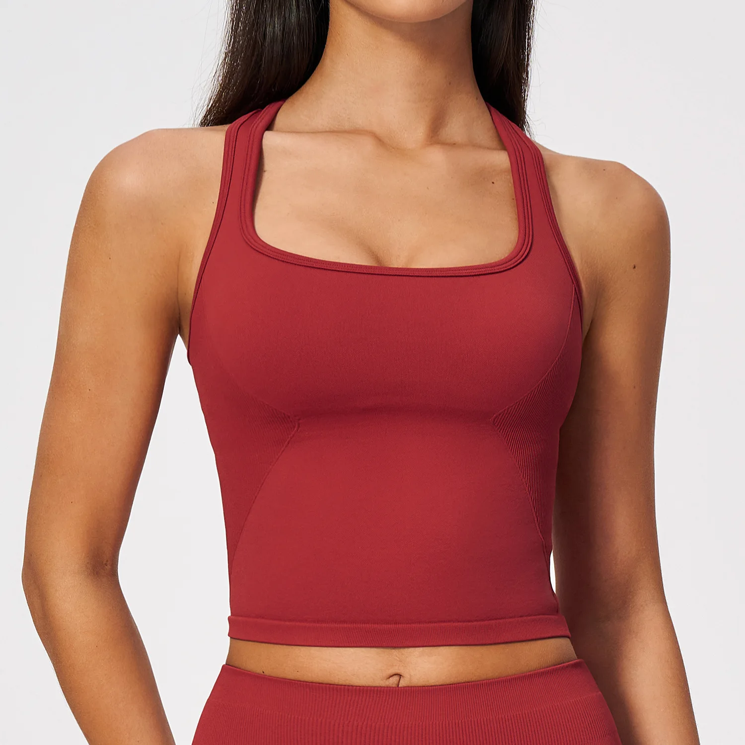Nahtloses, geripptes Yoga-Spor – Seamless Ribbed Workout Tank Top Bewertung und Preis