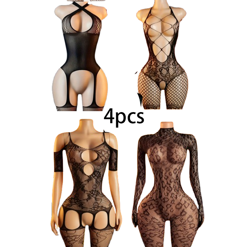 4-teiliges sexy Dessous-Set: D – Lingerie Bewertung und Preis