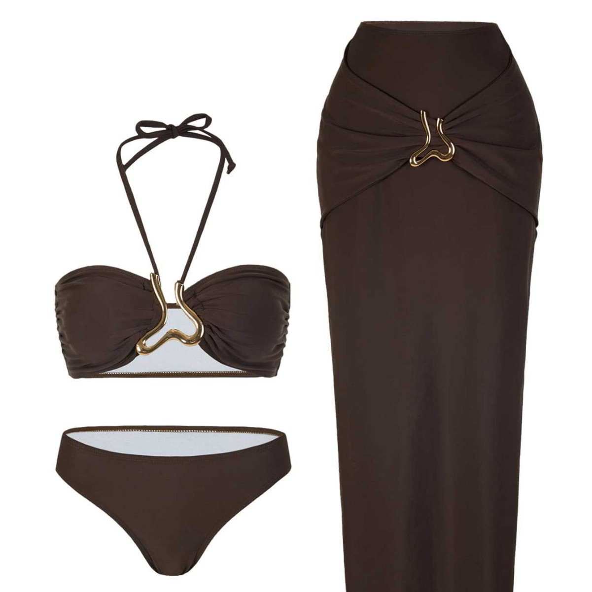 Ärmelloser Tankini-Bikini für  – Swimwear Bewertung und Preis