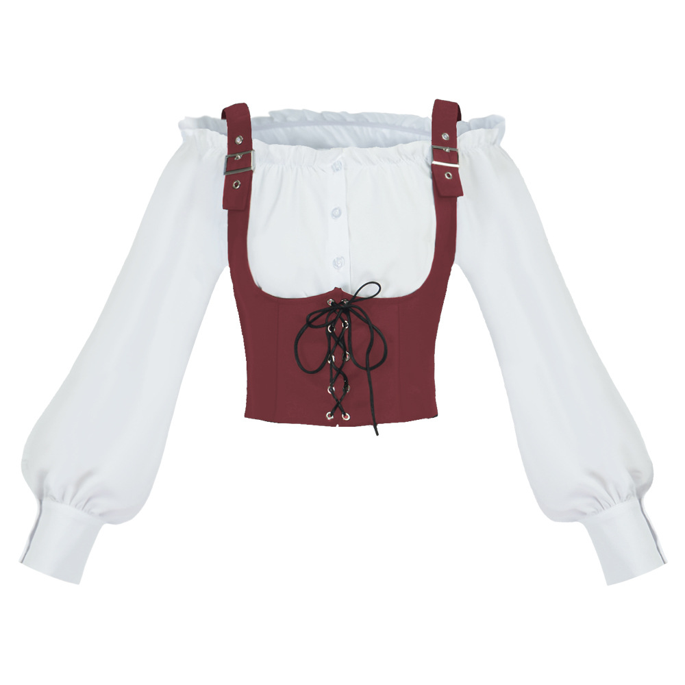 Retro-Bluse im Western-Stil fü – Blouses Bewertung und Preis