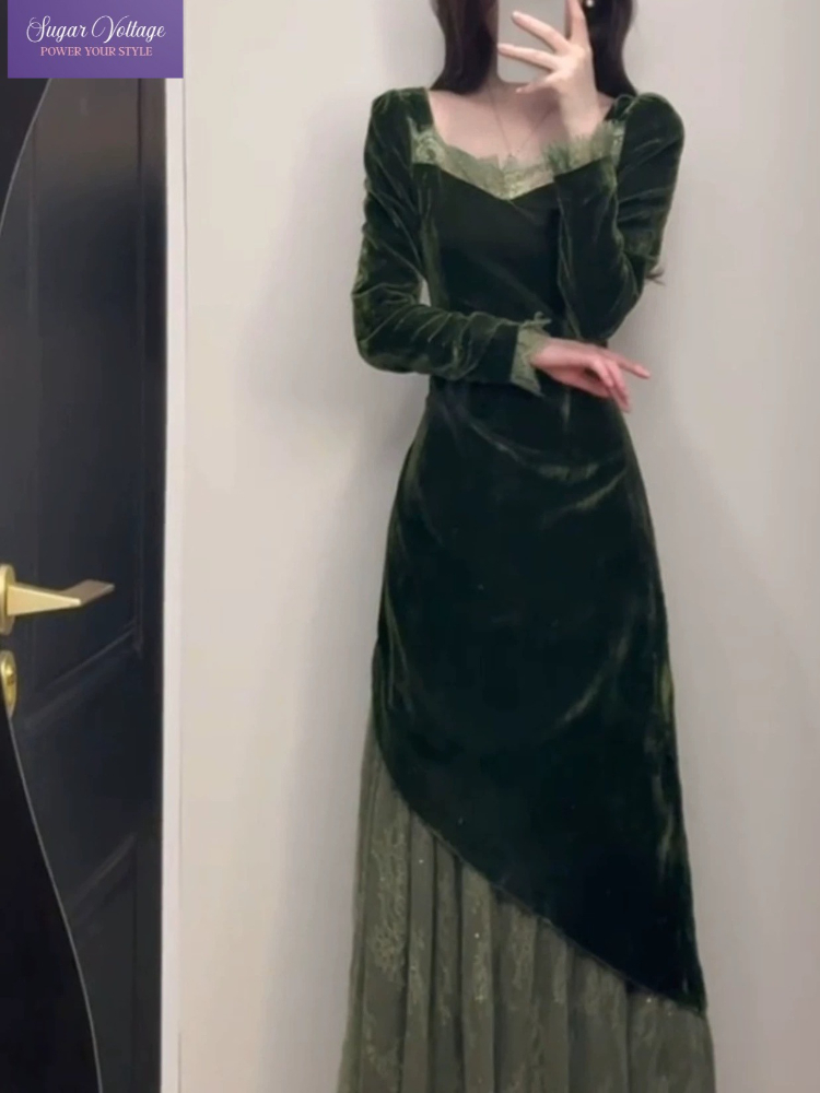 Französisches Vintage-elegante – French Vintage Floral Midi Dress Bewertung und Preis